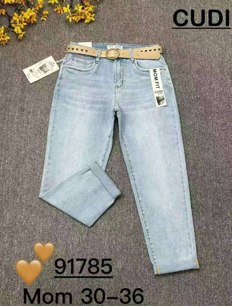 Spodnie damskie jeans Roz 30-36, 1 kolor Paczka 10 szt